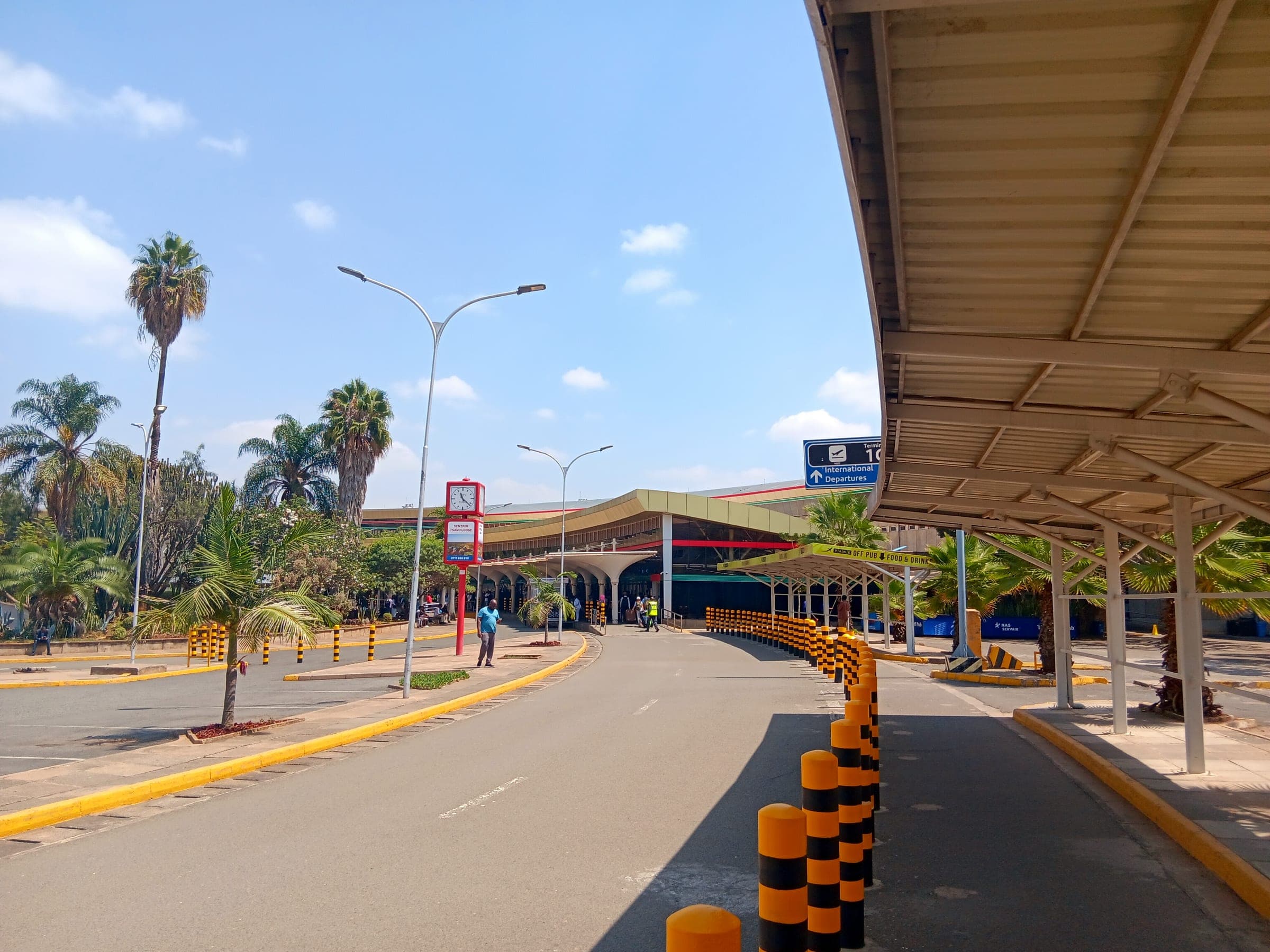 Terminal building at Jomo Kenyatta International Airport, Nairobi